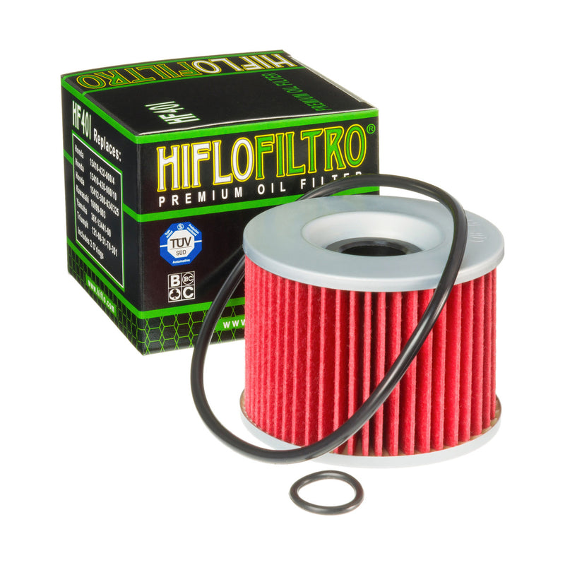 HifloFiltro HF401 Ölfilter passend für Honda, Kawasaki und Yamaha