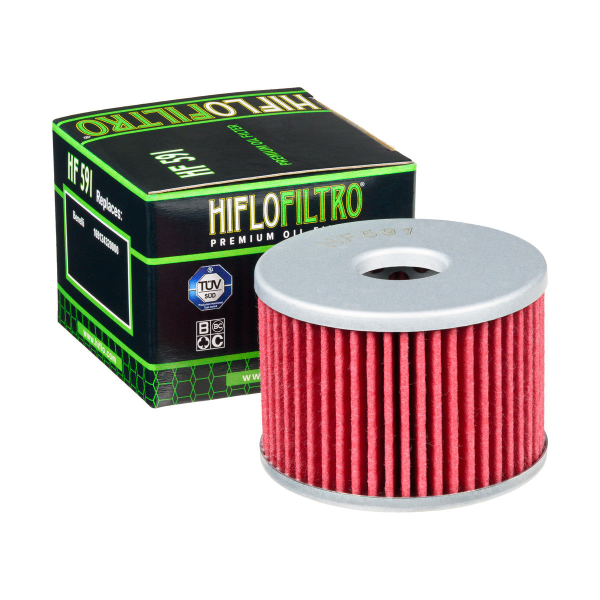 HifloFiltro HF591 Ölfilter passend für Benelli