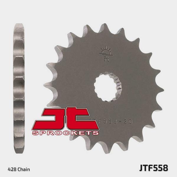 Ritzel vorne JT JTF558.15, 15 Zähne Teilung 428