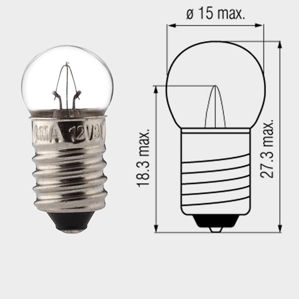 Fahrrad Halogen-Schraublampe 6V2,4W