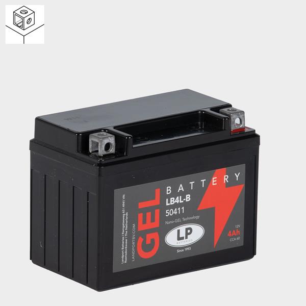 Landport Motorradbatterie LB4L-B 12V 4Ah