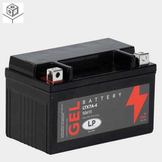 Landport Motorradbatterie LTX7A-4 12V 7Ah