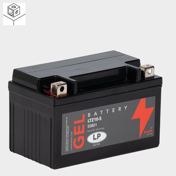 Landport Motorradbatterie LTZ10-S 12V 8,6Ah