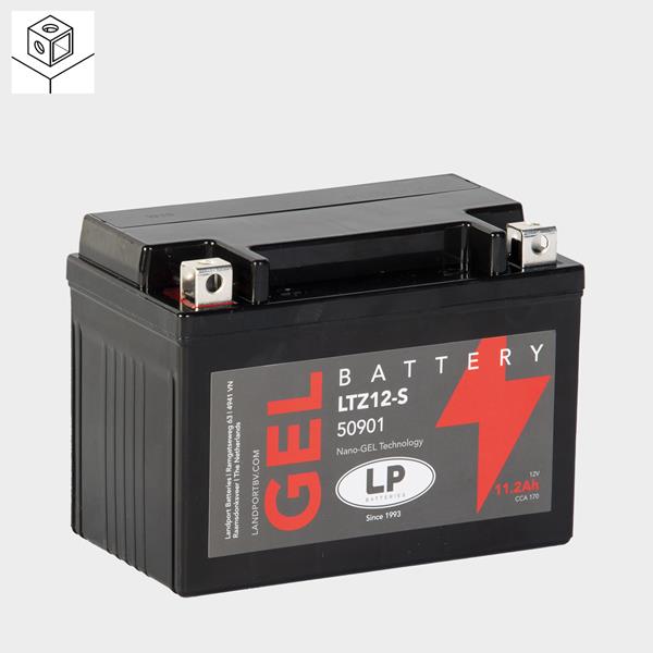 Landport Motorradbatterie LTZ12-S 12V 11Ah