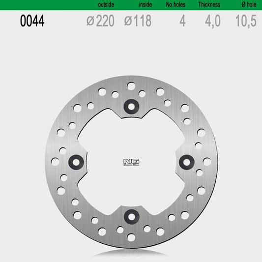 Bremsscheibe NG044 passend für Kawasaki und Suzuki