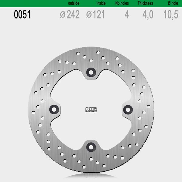 Bremsscheibe NG051 passend für Suzuki
