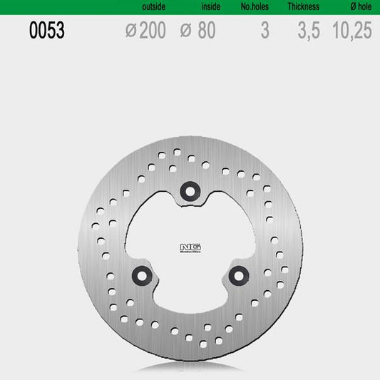 Bremsscheibe NG053 passend für Kawasaki