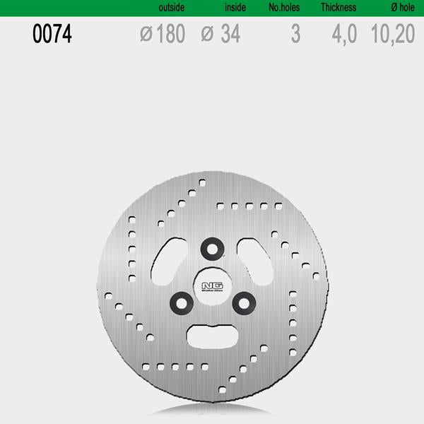 Bremsscheibe NG074 passend für Suzuki
