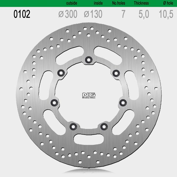 Bremsscheibe NG102 passend für Kawasaki