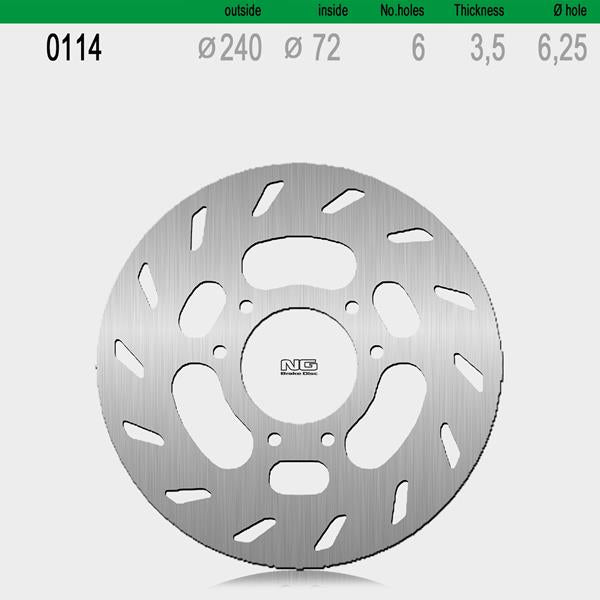Bremsscheibe NG114 passend für Beta und KTM