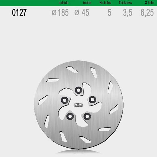 Bremsscheibe NG127 passend für Beta und KTM