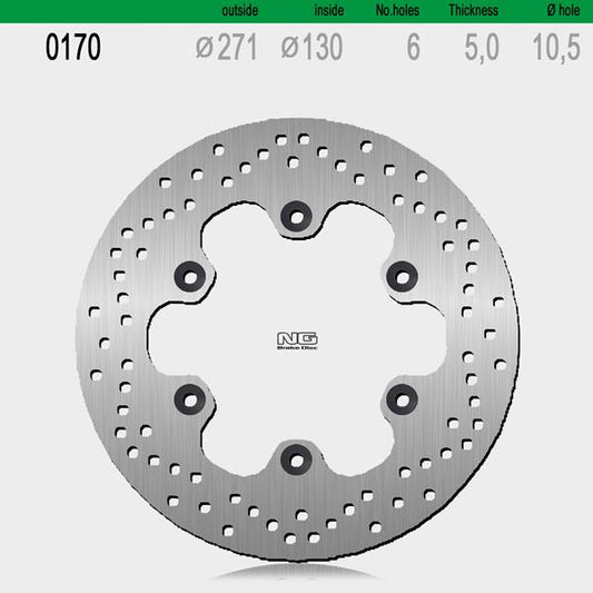 Bremsscheibe NG170 passend für Kawasaki