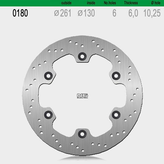 Bremsscheibe NG180 passend für Kawasaki