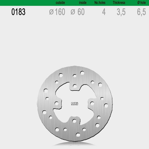 Bremsscheibe NG183 passend für Kymco