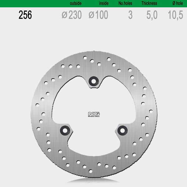 Bremsscheibe NG256 passend für Kawasaki