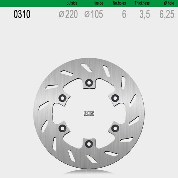 Bremsscheibe NG310 passend für Beta und Rieju