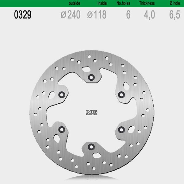 Bremsscheibe NG329 passend für Suzuki