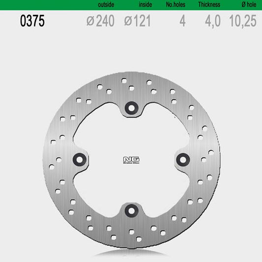 Bremsscheibe NG375 passend für HM und Honda
