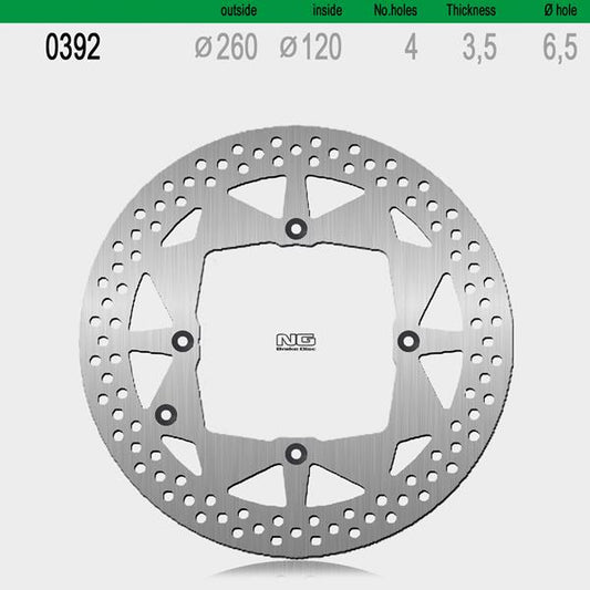 Bremsscheibe NG392 passend für Beta und Husqvarna