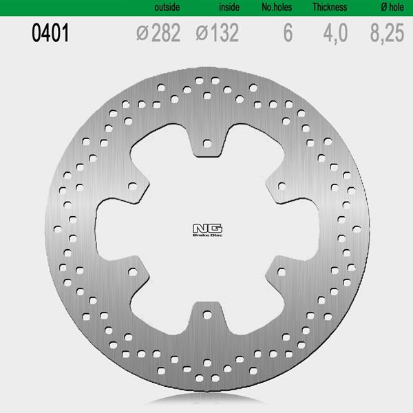 Bremsscheibe NG401 passend für MBK und Yamaha