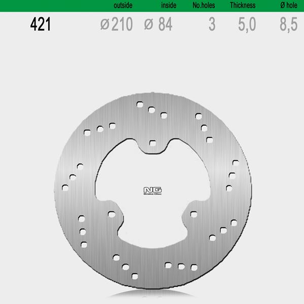 Bremsscheibe NG421 passend für Yamaha