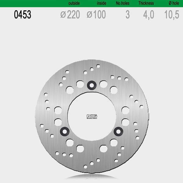 Bremsscheibe NG453 passend für Suzuki
