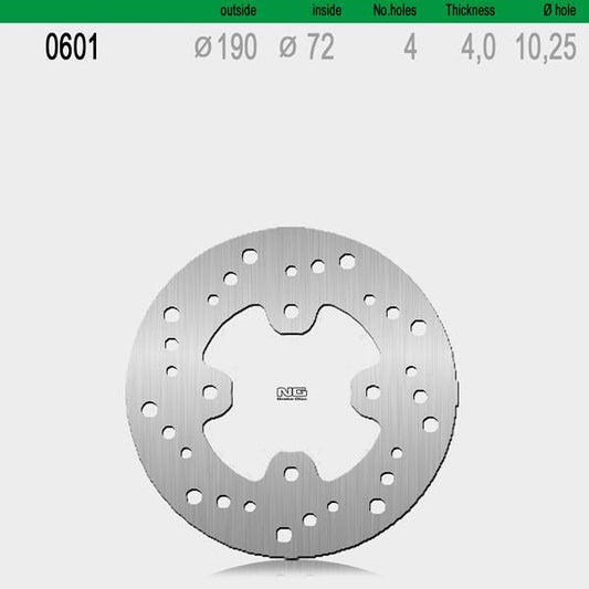 Bremsscheibe NG601 passend für Honda