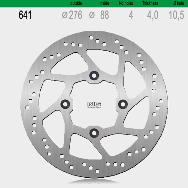 Bremsscheibe NG641 passend für Honda