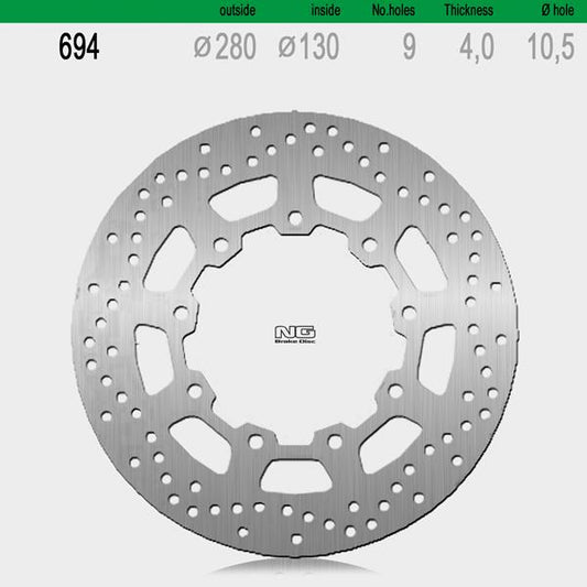 Bremsscheibe NG694 passend für Kawasaki