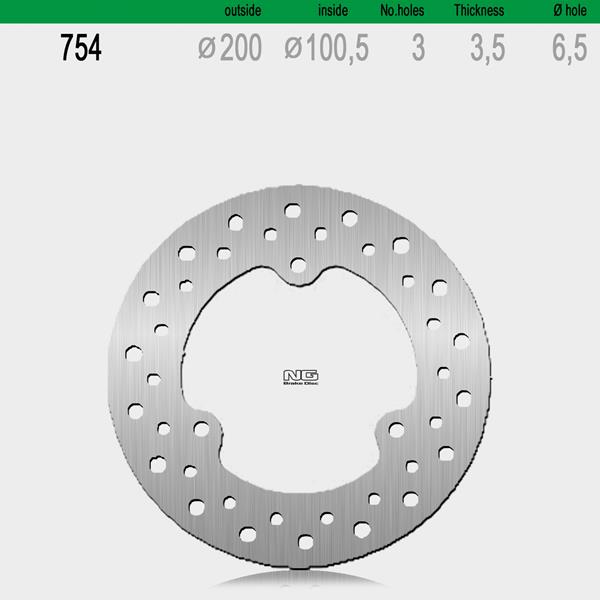 Bremsscheibe NG754 passend für Suzuki