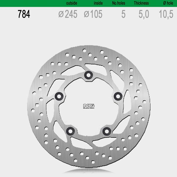 Bremsscheibe NG784 passend für Yamaha