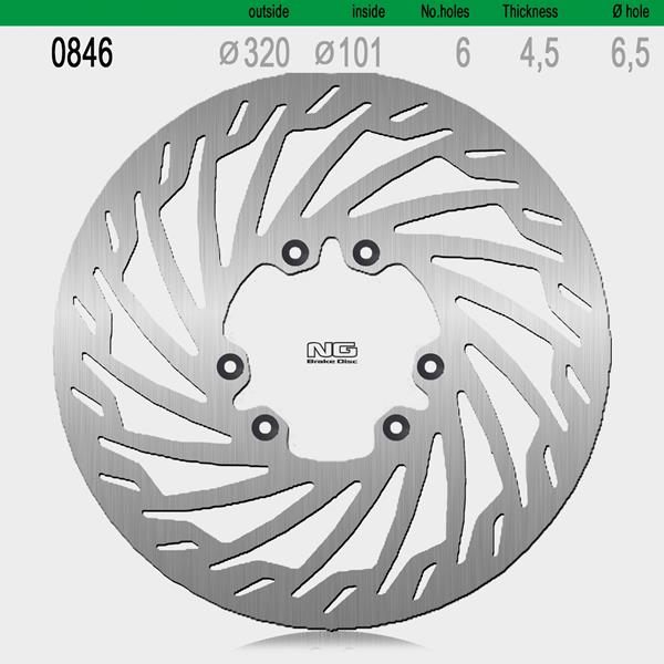 Bremsscheibe NG846 passend für HM