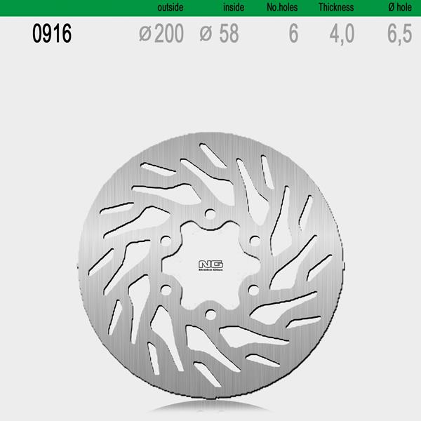 Bremsscheibe NG916 passend für Rieju