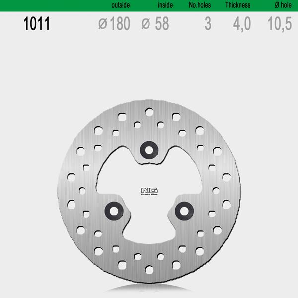 Bremsscheibe NG1011 passend für Kymco