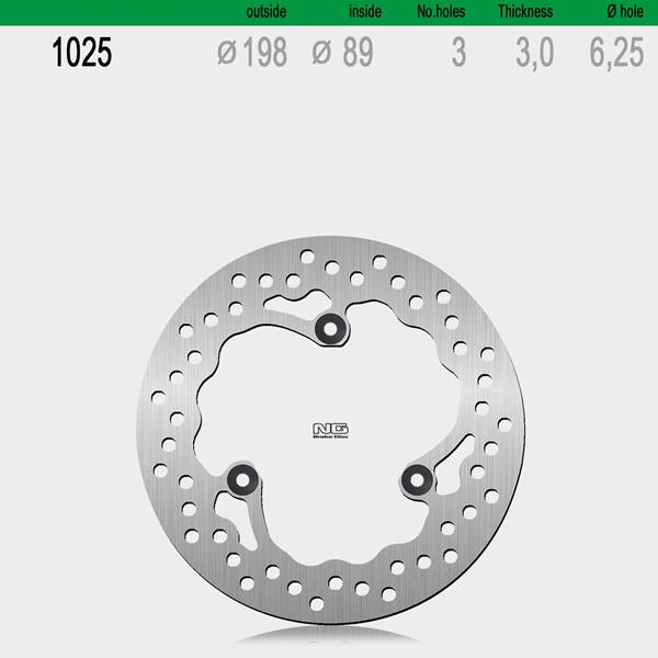 Bremsscheibe NG1025 passend für Husqvarna und KTM
