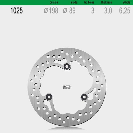 Bremsscheibe NG1025 passend für Husqvarna und KTM