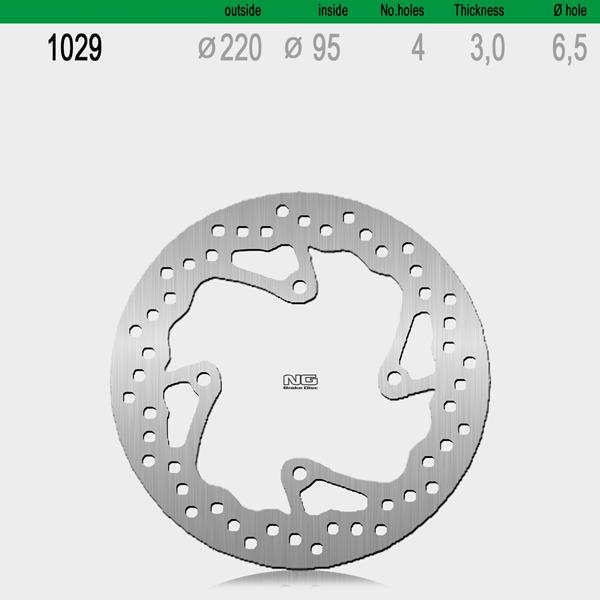 Bremsscheibe NG1029 passend für KTM