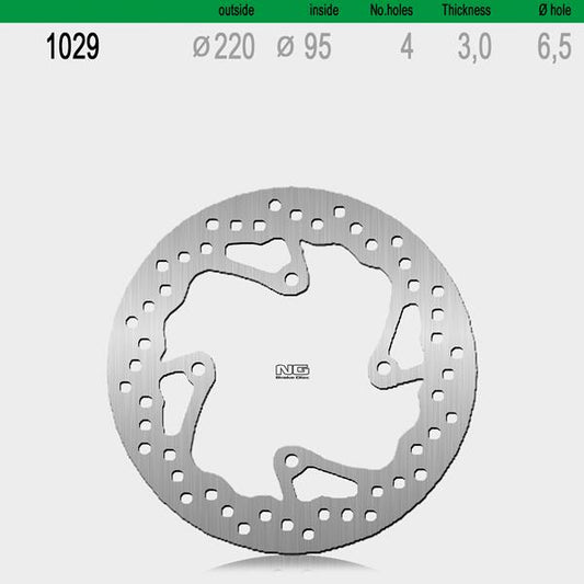 Bremsscheibe NG1029 passend für KTM