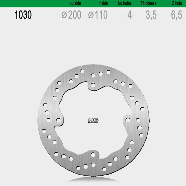 Bremsscheibe NG1030 passend für KTM