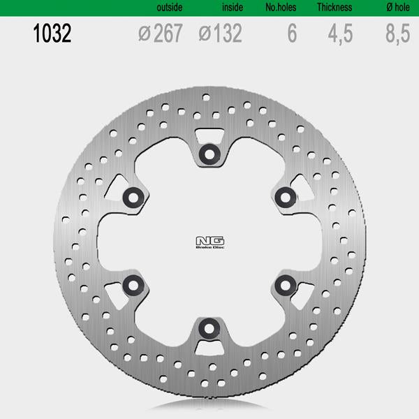 Bremsscheibe NG1032 passend für Yamaha