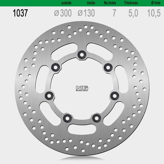 Bremsscheibe NG1037 passend für Kawasaki
