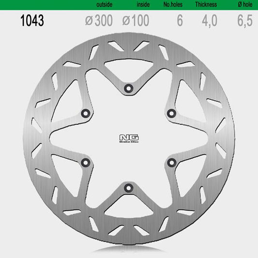 Bremsscheibe NG1043 passend für KTM und Vent