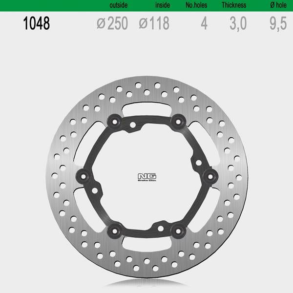 Bremsscheibe NG1048 passend für Suzuki