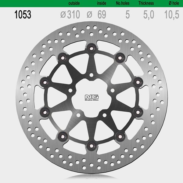 Bremsscheibe NG1053 passend für Kawasaki und Suzuki