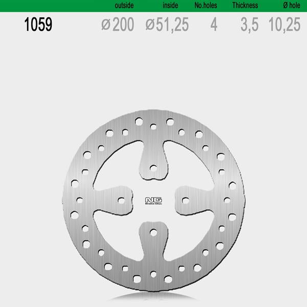 Bremsscheibe NG1059 passend für Yamaha