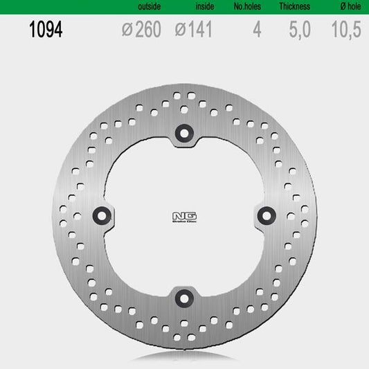 Bremsscheibe NG1094 passend für Kawasaki und Suzuki