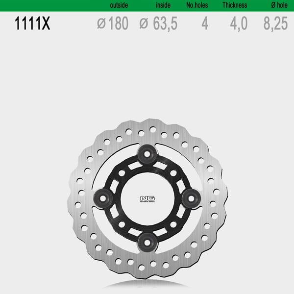 Bremsscheibe NG1111X passend für KTM