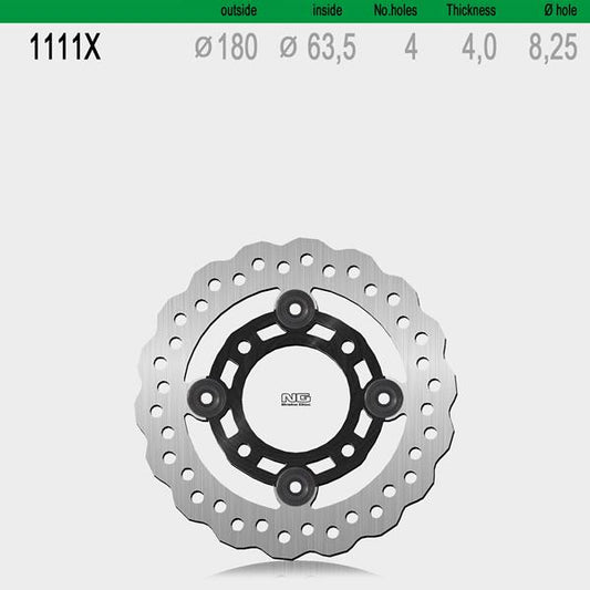 Bremsscheibe NG1111X passend für KTM