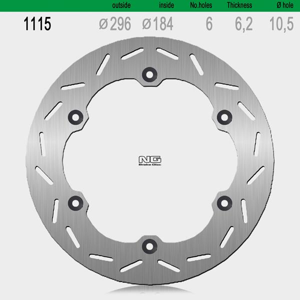Bremsscheibe NG1115 passend für Honda