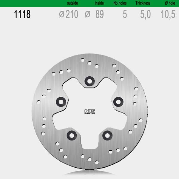 Bremsscheibe NG1118 passend für Suzuki